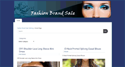 Desktop Screenshot of fashionbrandsale.com