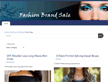 Tablet Screenshot of fashionbrandsale.com